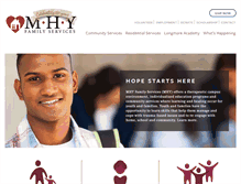 Tablet Screenshot of mhyfamilyservices.org